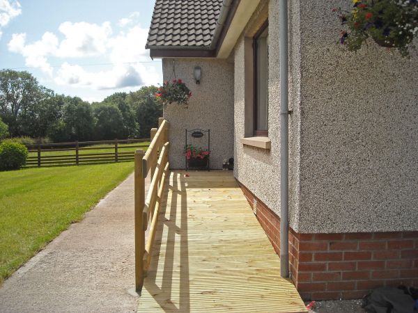 Cost of Hardwood Ramp Installation in Chester